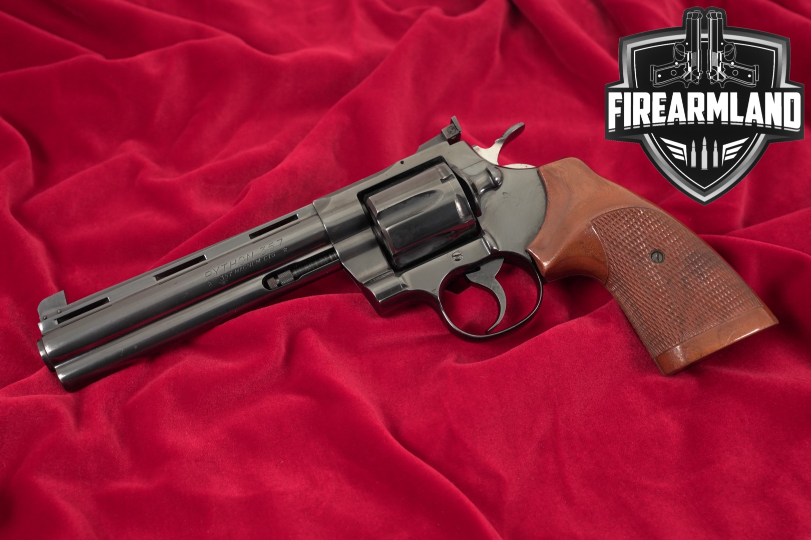 1970 Colt Python .357 Mag. High-Polish Blued in Very Good Condition Thumbnail