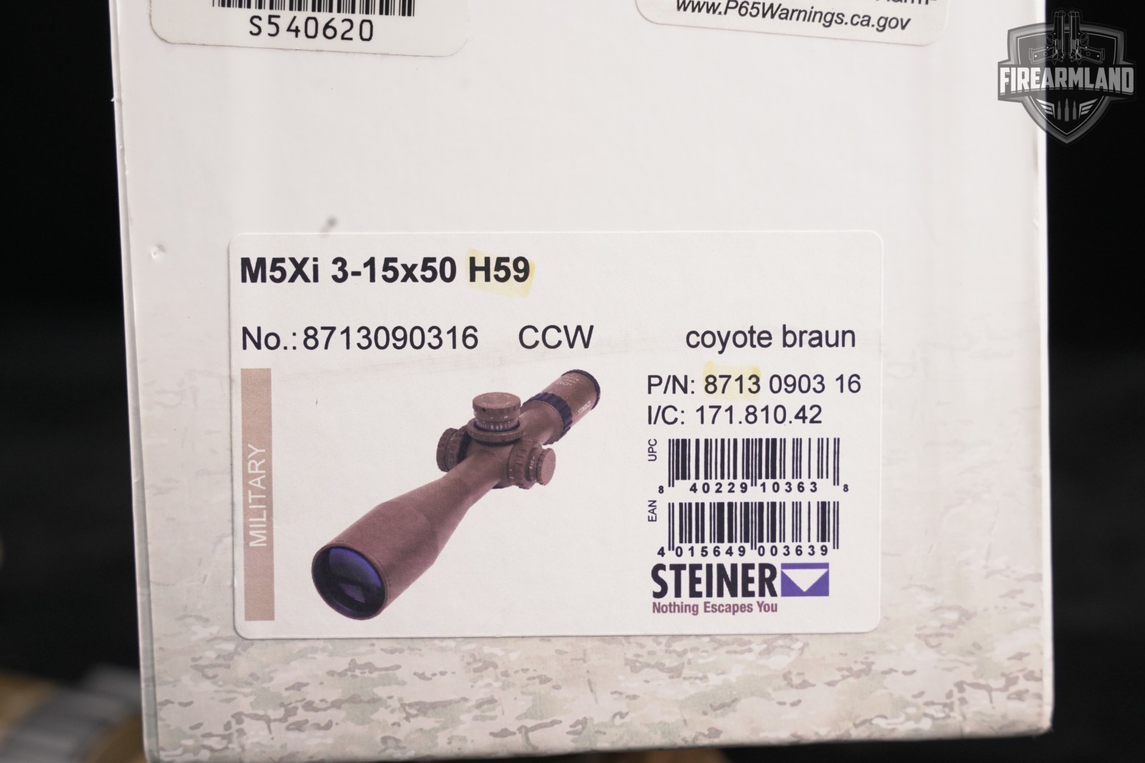 Steiner Optics M5Xi 3-15x50 Red Illumination Horus H59 FFP MRAD Scope +BOX-img-10