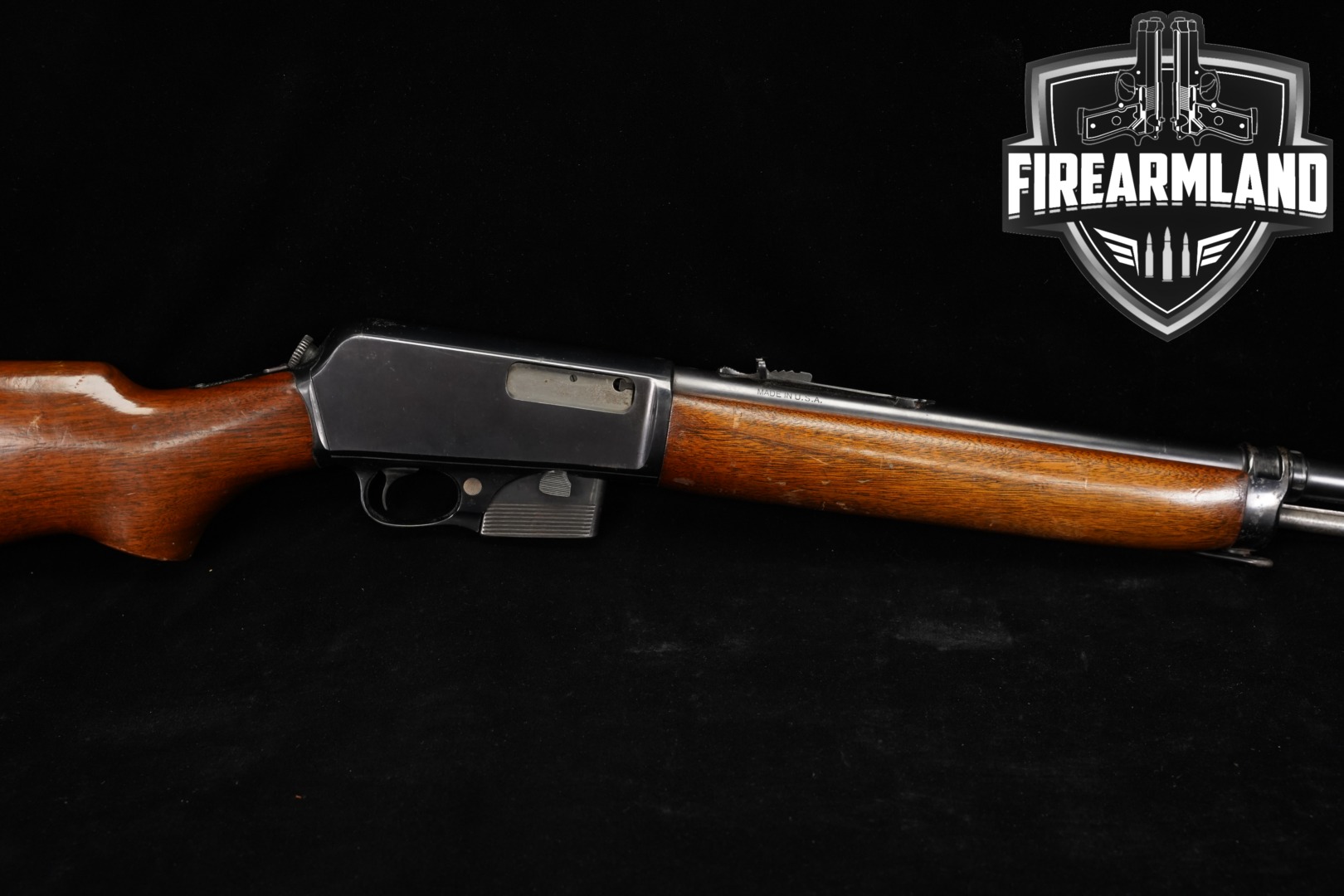1947 Winchester Repeating Arms Model 07SL Nebraska Safety Patrol .351 WSL Blued & Walnut in Good Condition Thumbnail