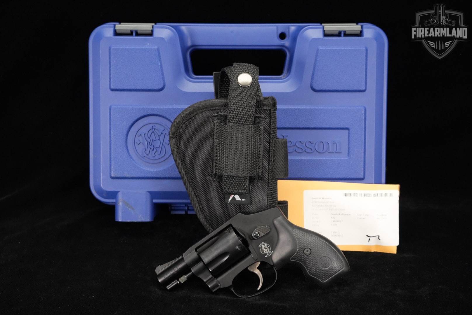 Smith & Wesson Model 442-1 Airweight S&W 1.875" +ORIG CASE, HOLSTER-img-2