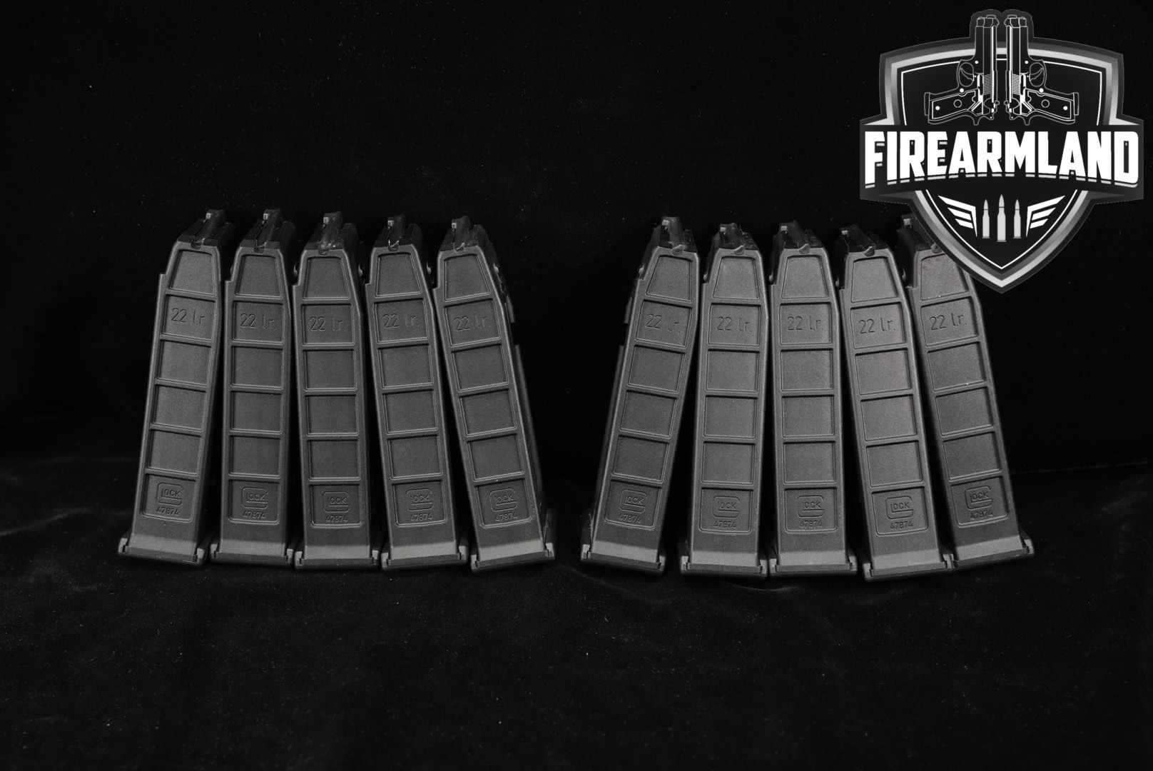 Glock TEN (10) Glock 44 22LR 10-Round Magazines .22 LR in Very Good Condition Thumbnail