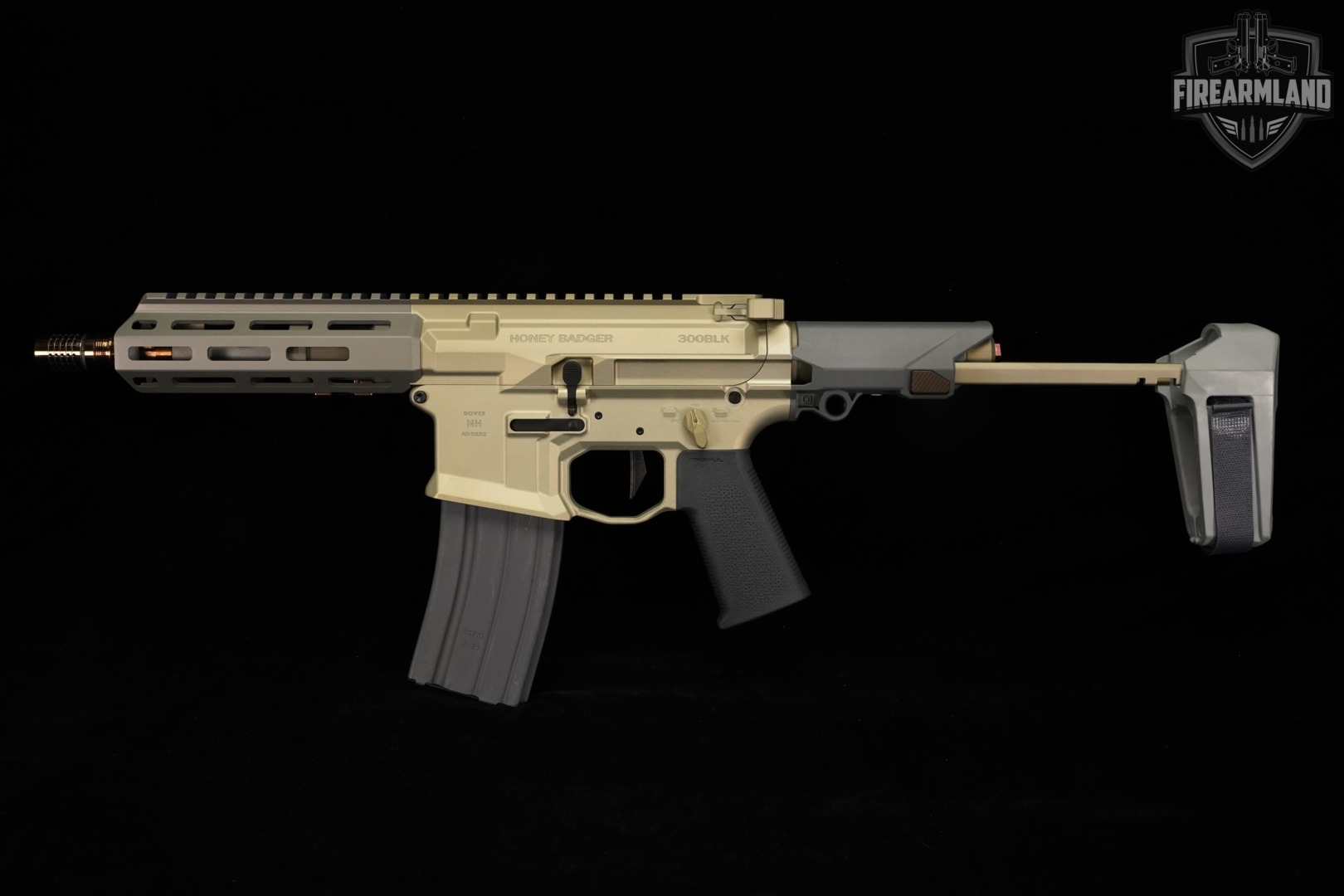Q Honey Badger Pistol 300 Blackout AR-15 AR15 7 PDW BRACE +ORIG BOX-img-7
