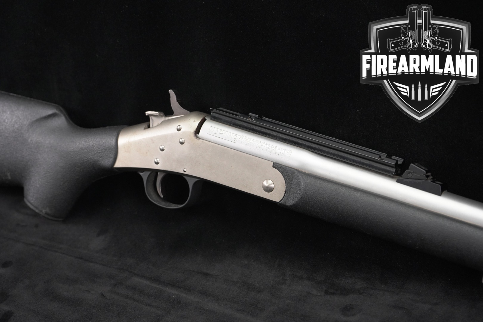 New England Firearms (NEF) Huntsman .50 caliber Stainless & Black in Fair Condition Thumbnail