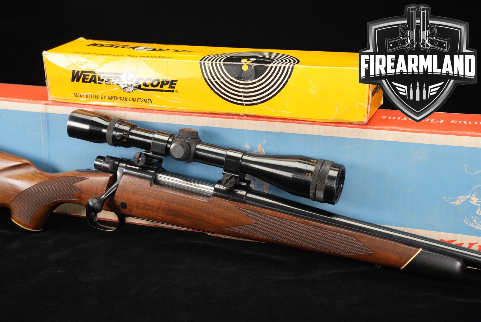 1977 Winchester Repeating Arms Model 70 .243 Win. Blued & Walnut in Very Good Condition Thumbnail