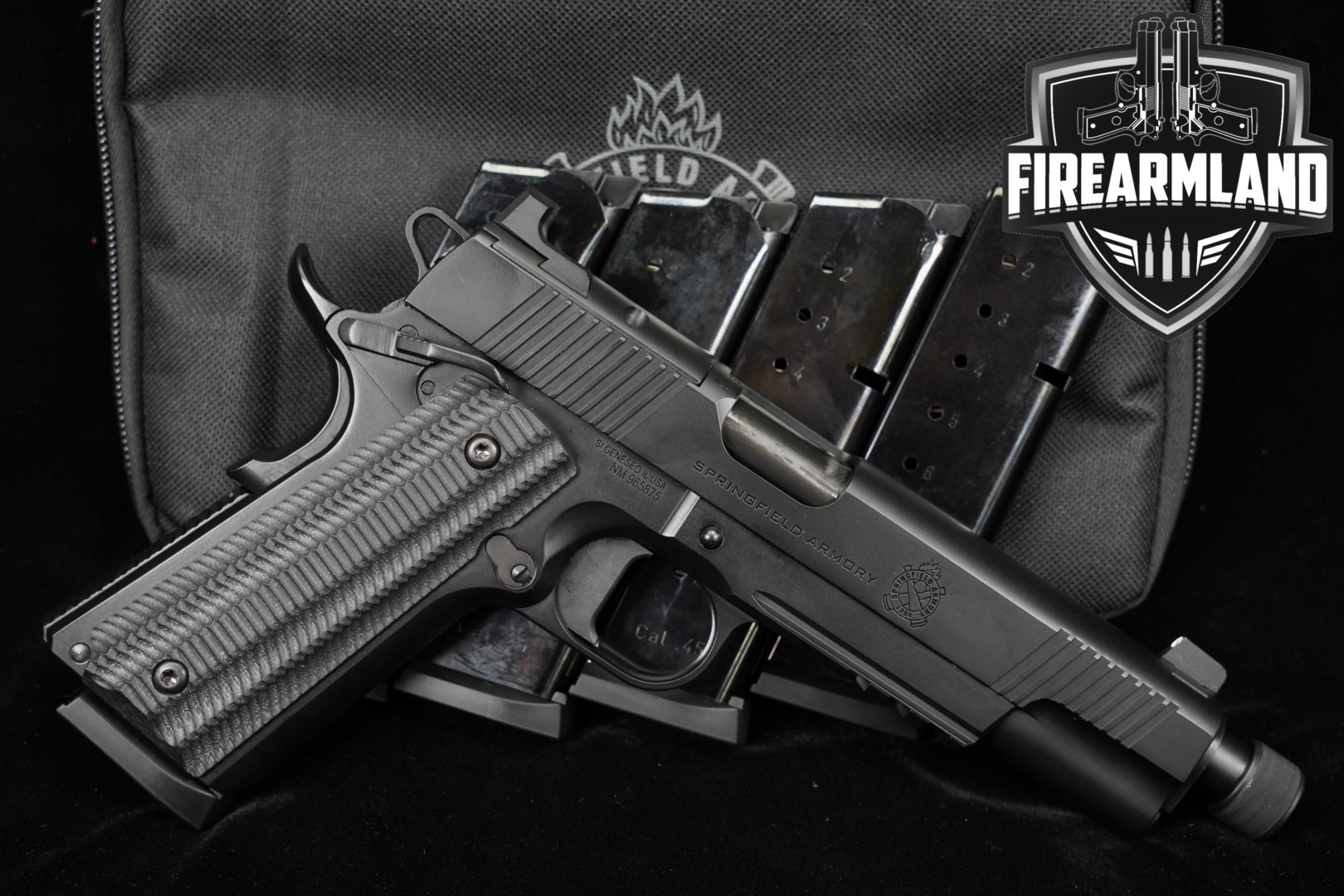 Springfield Armory 1911 Operator AOS 45 ACP 5.75" THREADED +ORIG CASE-img-0