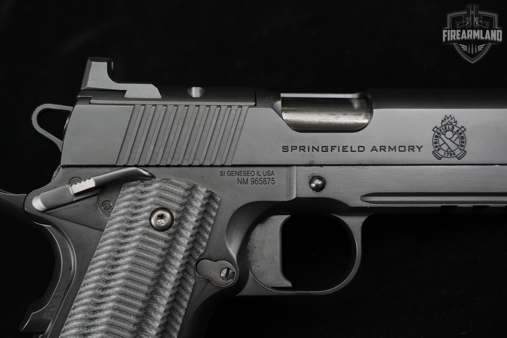 Springfield Armory 1911 Operator AOS 45 ACP 5.75" THREADED +ORIG CASE-img-13