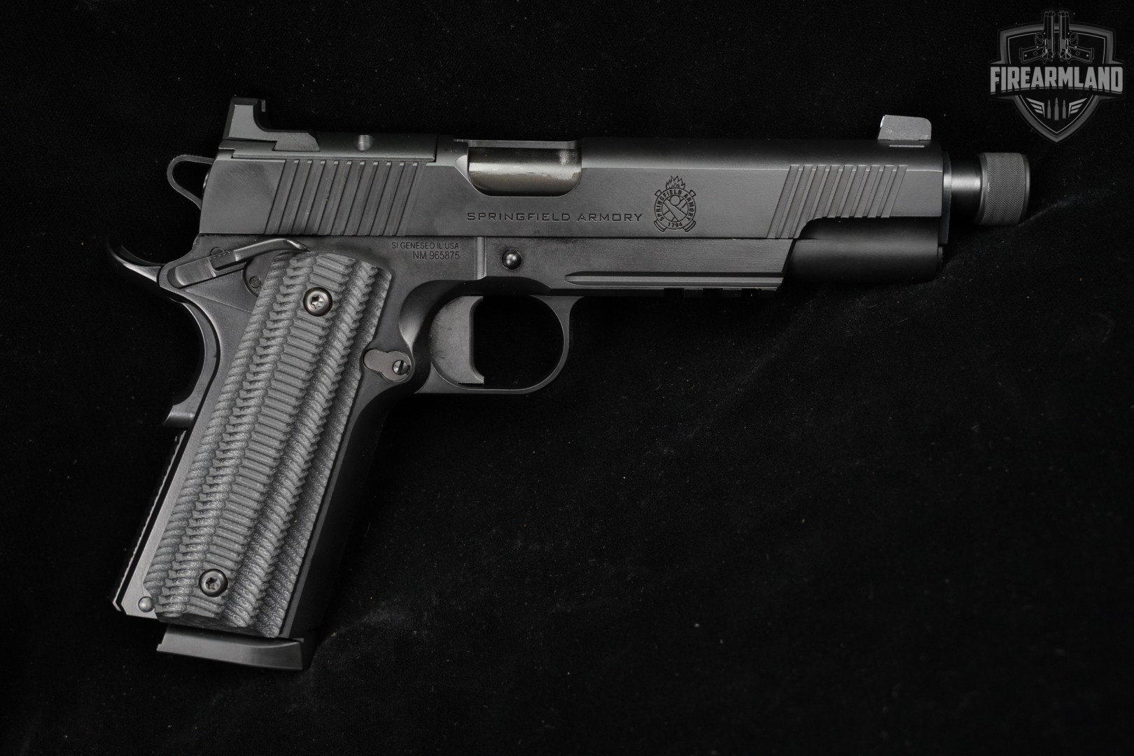 Springfield Armory 1911 Operator AOS 45 ACP 5.75" THREADED +ORIG CASE-img-3