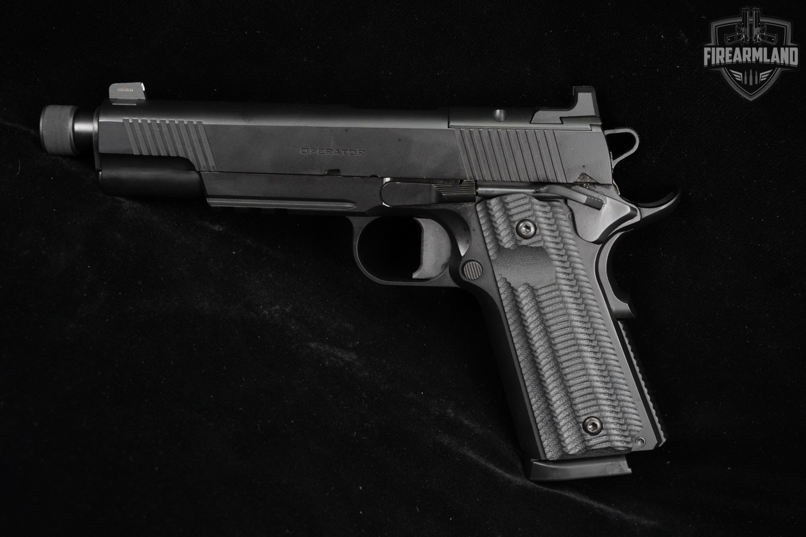 Springfield Armory 1911 Operator AOS 45 ACP 5.75" THREADED +ORIG CASE-img-4