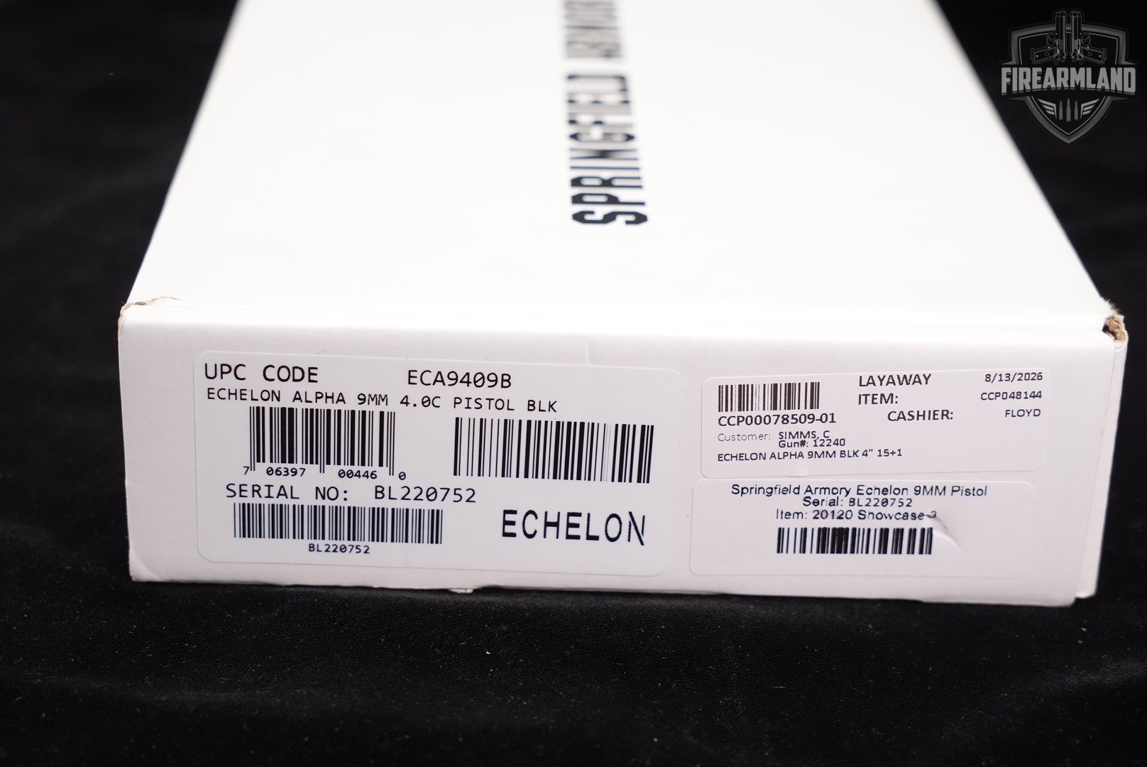Springfield Armory Echelon Alpha 4.0C 9mm Optics-Ready 4" +ORIG BOX-img-14