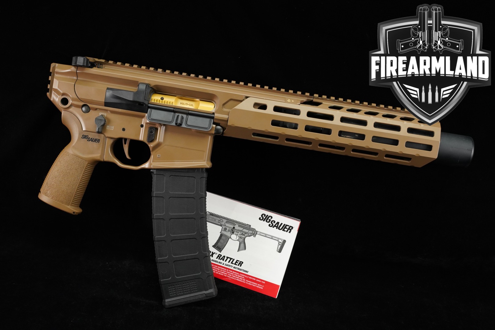 Sig Sauer MCX Rattler Canebrake .300 AAC Blackout (7.62x35mm) FDE in Good Condition Thumbnail
