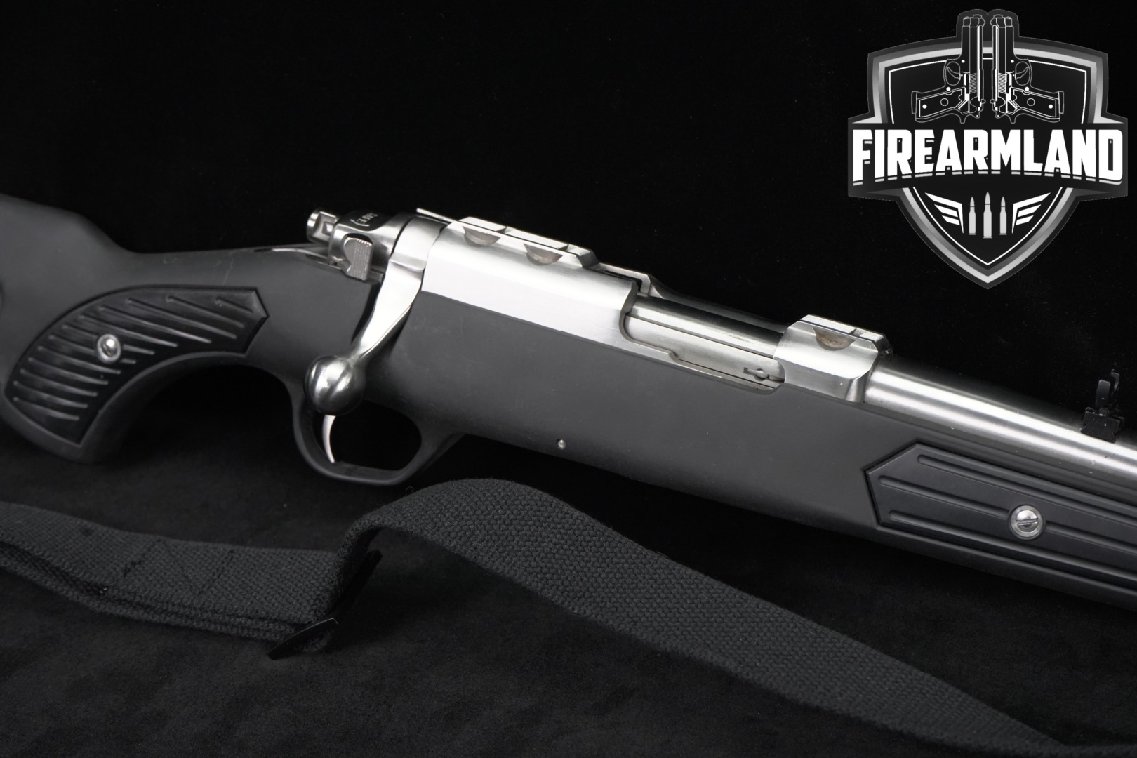1991 Sturm Ruger 77/22 All-Weather .22 LR Stainless & Synthetic in Very Good Condition Thumbnail