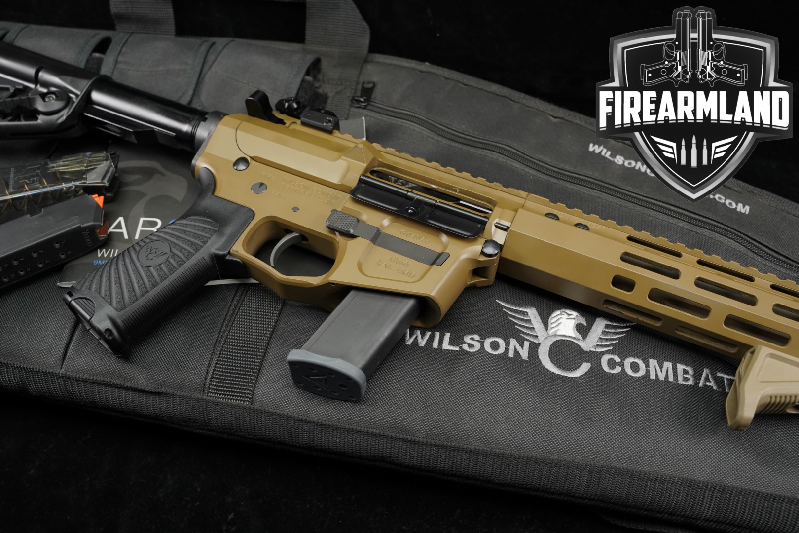 Wilson Combat (WC) AR9G Carbine 9mm Luger FDE in Good Condition Thumbnail
