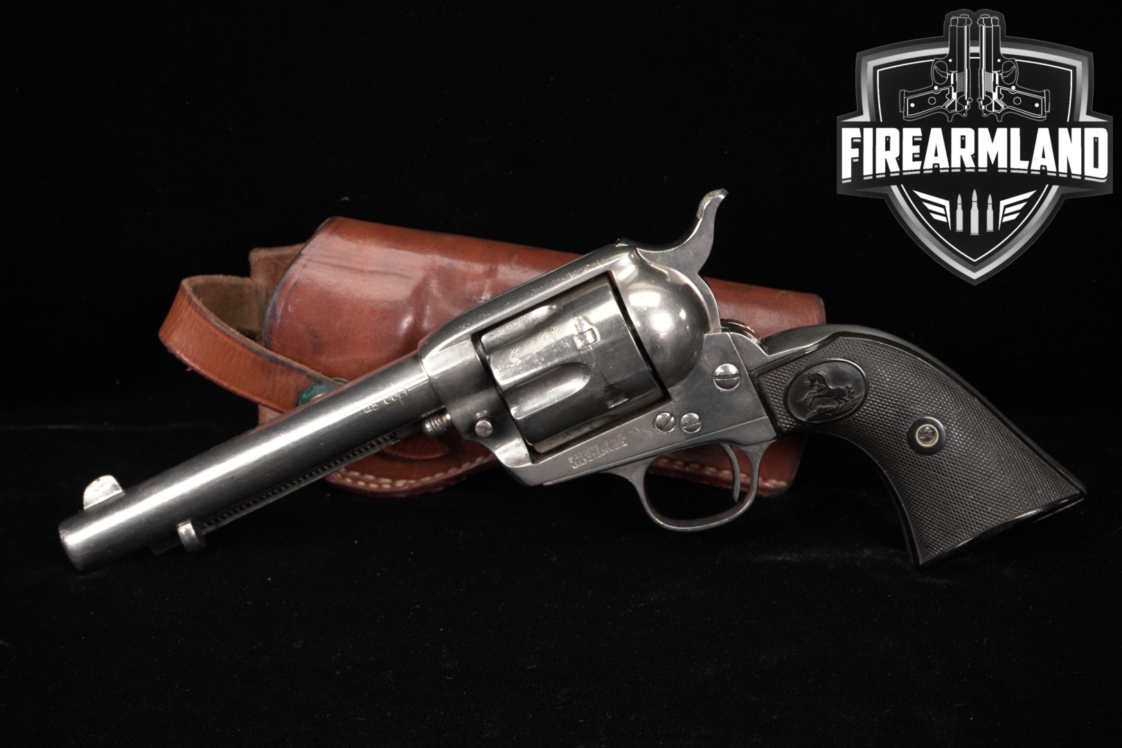 1910 Colt Single Action Army First Generation .45 Colt Nickel in Fair Condition Thumbnail