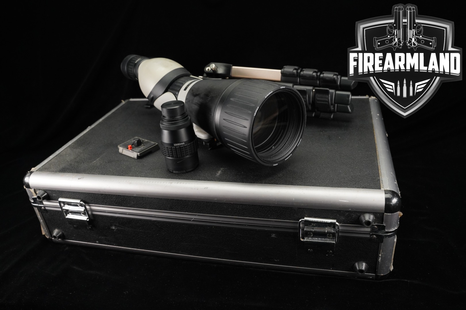 Leupold Kenai HD Straight Spotting Scope 25-60x80mm 60x Magnification +CASE-img-0