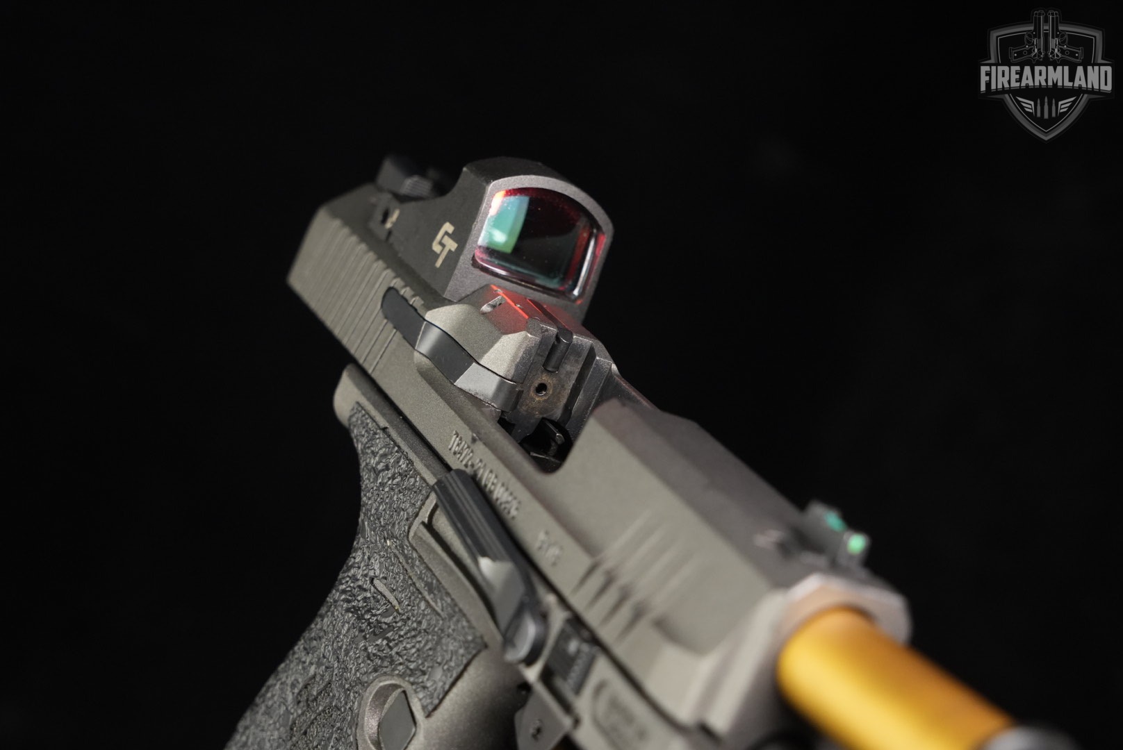 Canik TP9 Elite SC 9mm 4" Gray TP-9 GOLD THREADED BARREL, COMP +3 MAGS-img-12