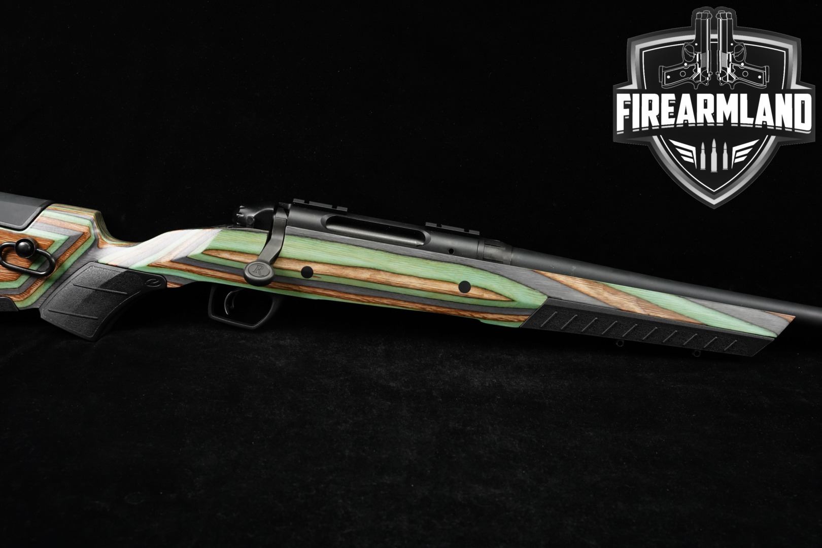Remington Model 783 .308 Win. Black & Multi-Color Laminate in Excellent Condition Thumbnail
