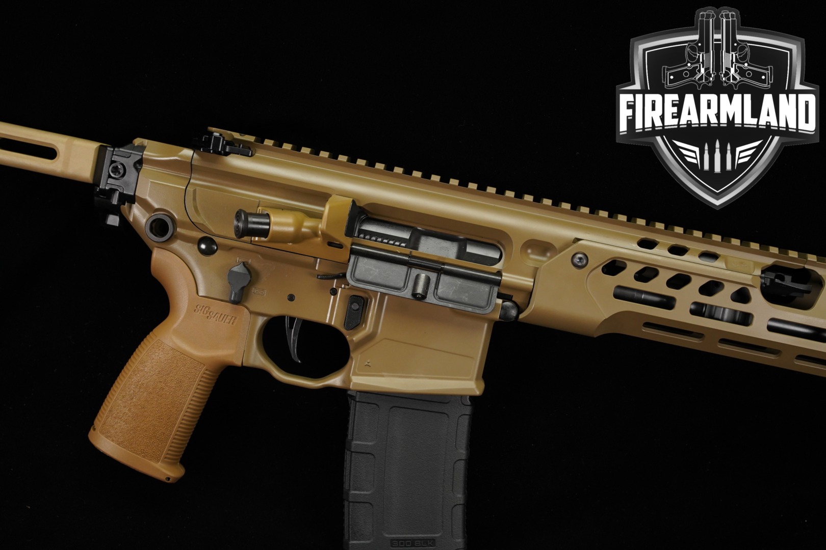 Sig Sauer MCX-SPEAR LT Pistol, IR .300 AAC Blackout (7.62x35mm) FDE in Excellent Condition Thumbnail