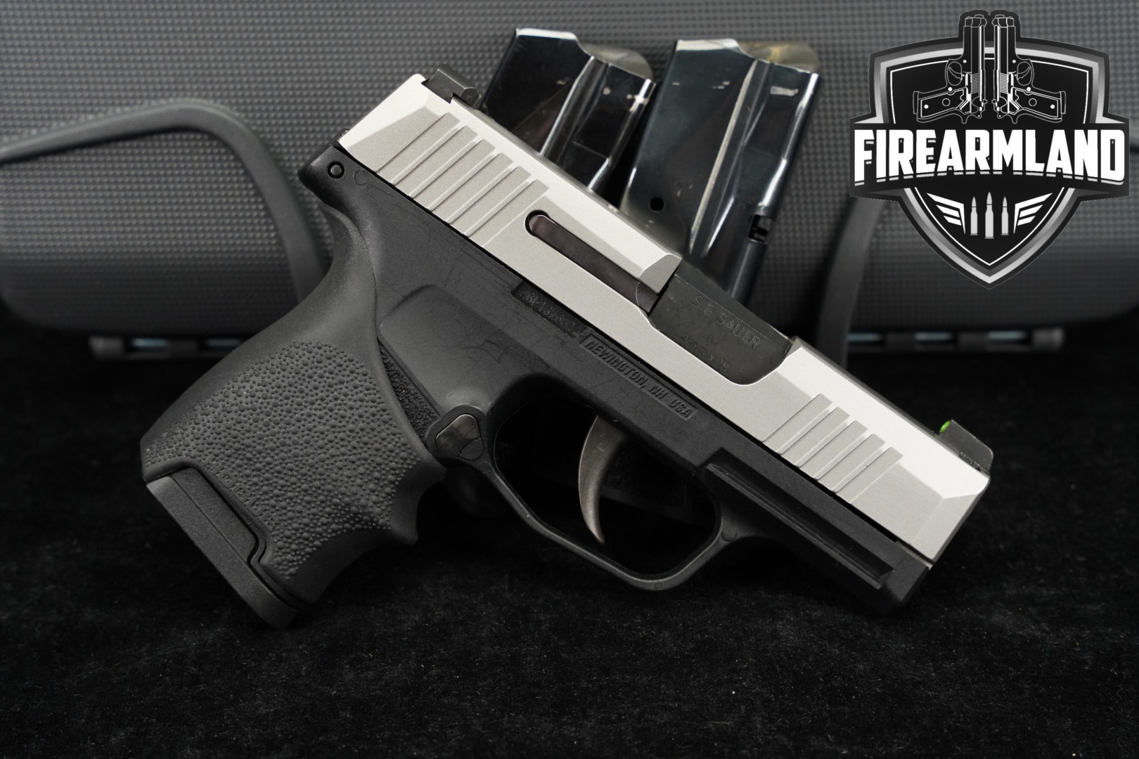 Sig Sauer P365 9mm Luger Two-Tone Stainless in Excellent Condition Thumbnail