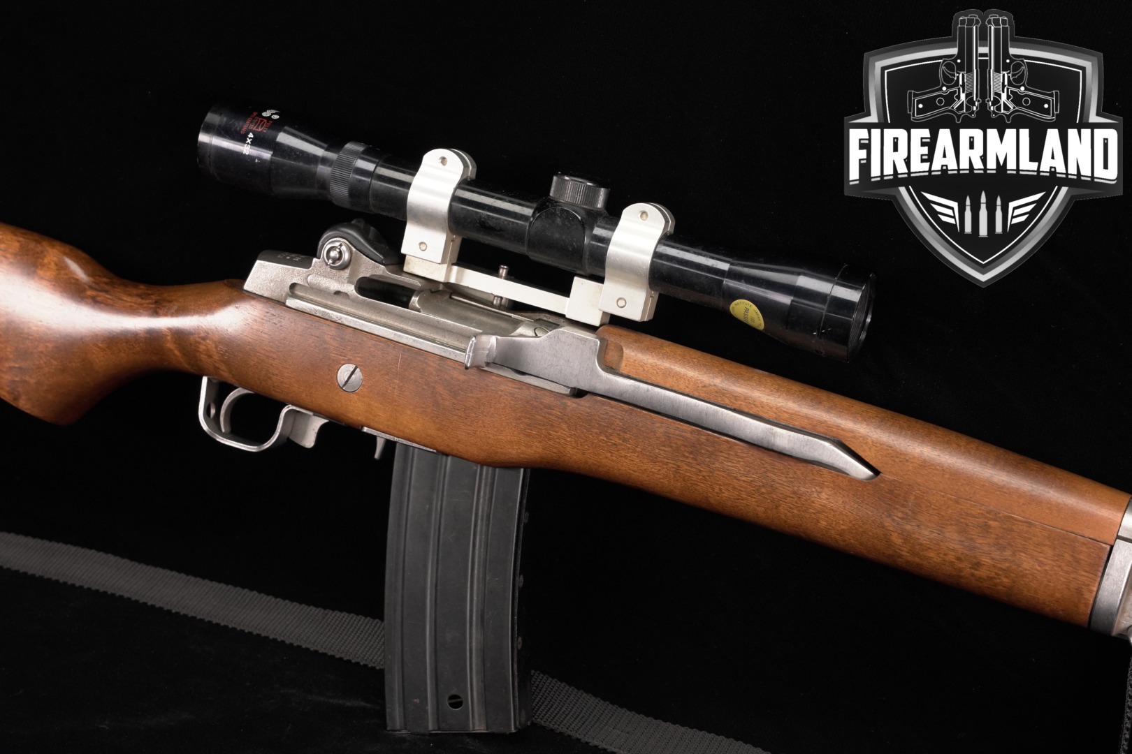 1981 Sturm Ruger Mini-14 182 Series .223 Rem. Stainless & Wood in Good Condition Thumbnail