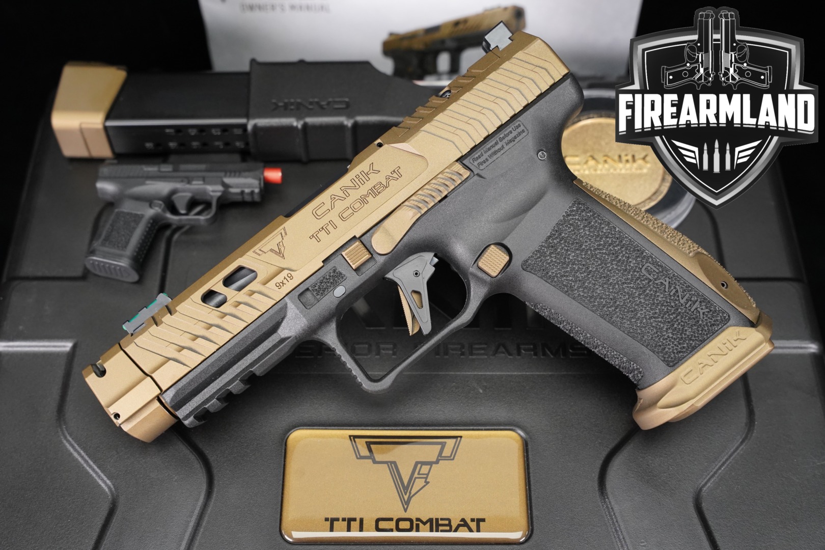 Canik TTI Combat 9mm Luger Two-Tone Bronze in Very Good Condition Thumbnail