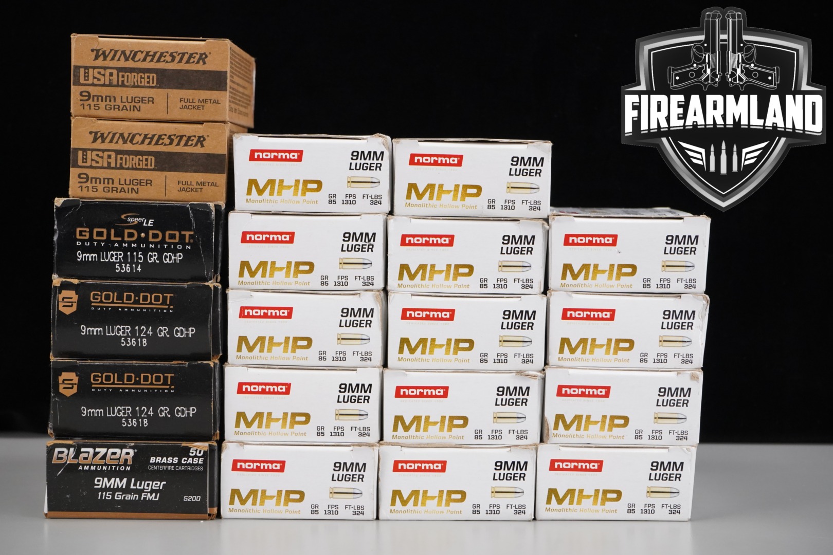 Multiple Manufacturers 9mm ammo 9mm Luger in New - Old Stock Condition Thumbnail