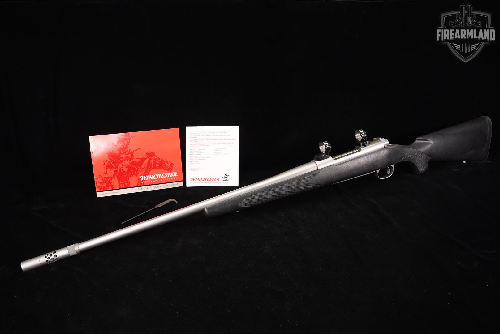 Winchester Model 70 Classic Stainless BOSS 30-06 22" M70 +SCOPE RINGS-img-2