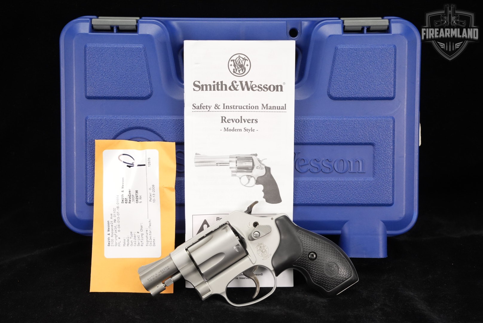 Smith & Wesson Model 637-2 Airweight S&W 38 Special 1.875" +ORIG CASE-img-2