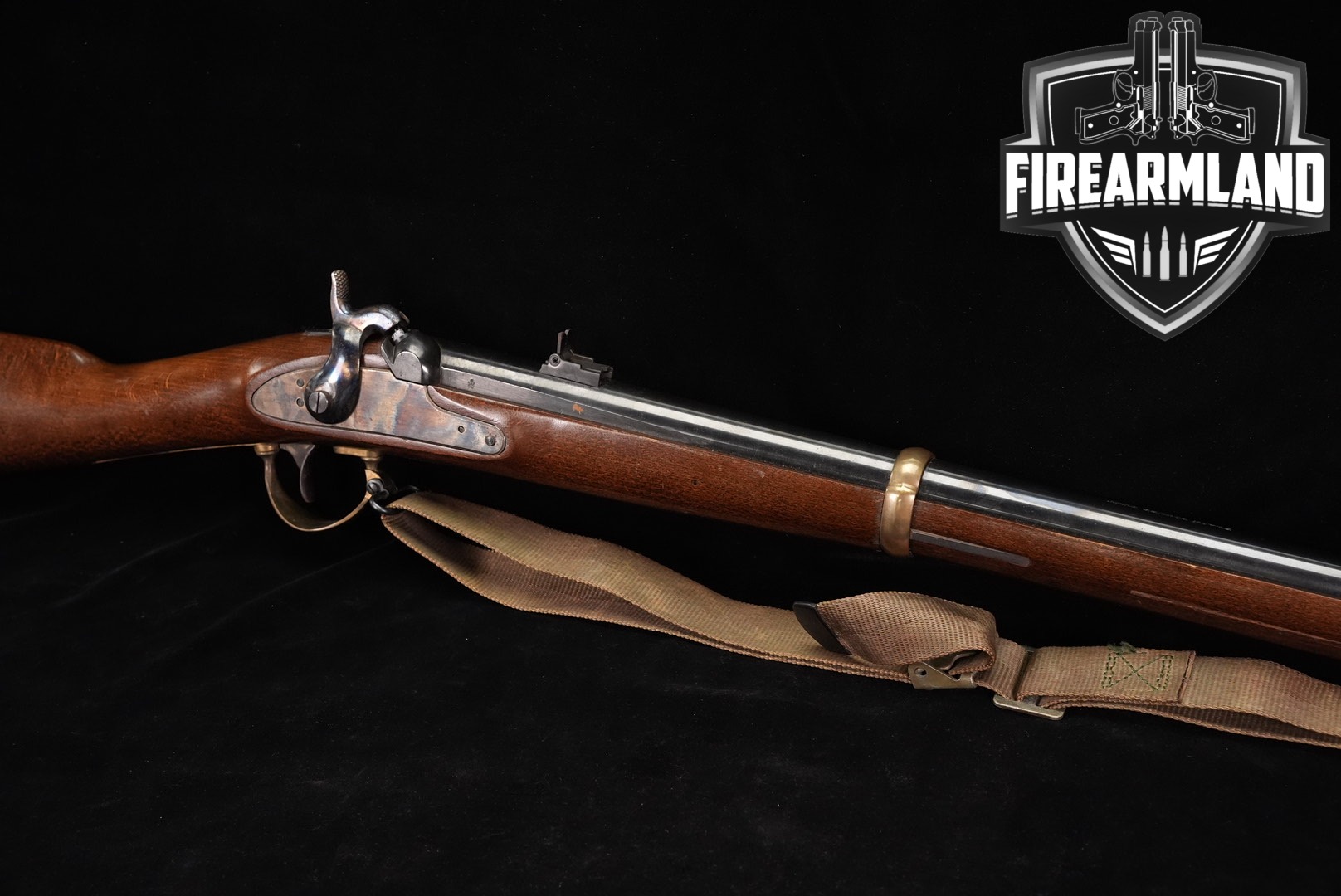 Armi Jager Remington Model 1863 Zouave 58 BPM 33" Blued & Walnut M1863-img-0
