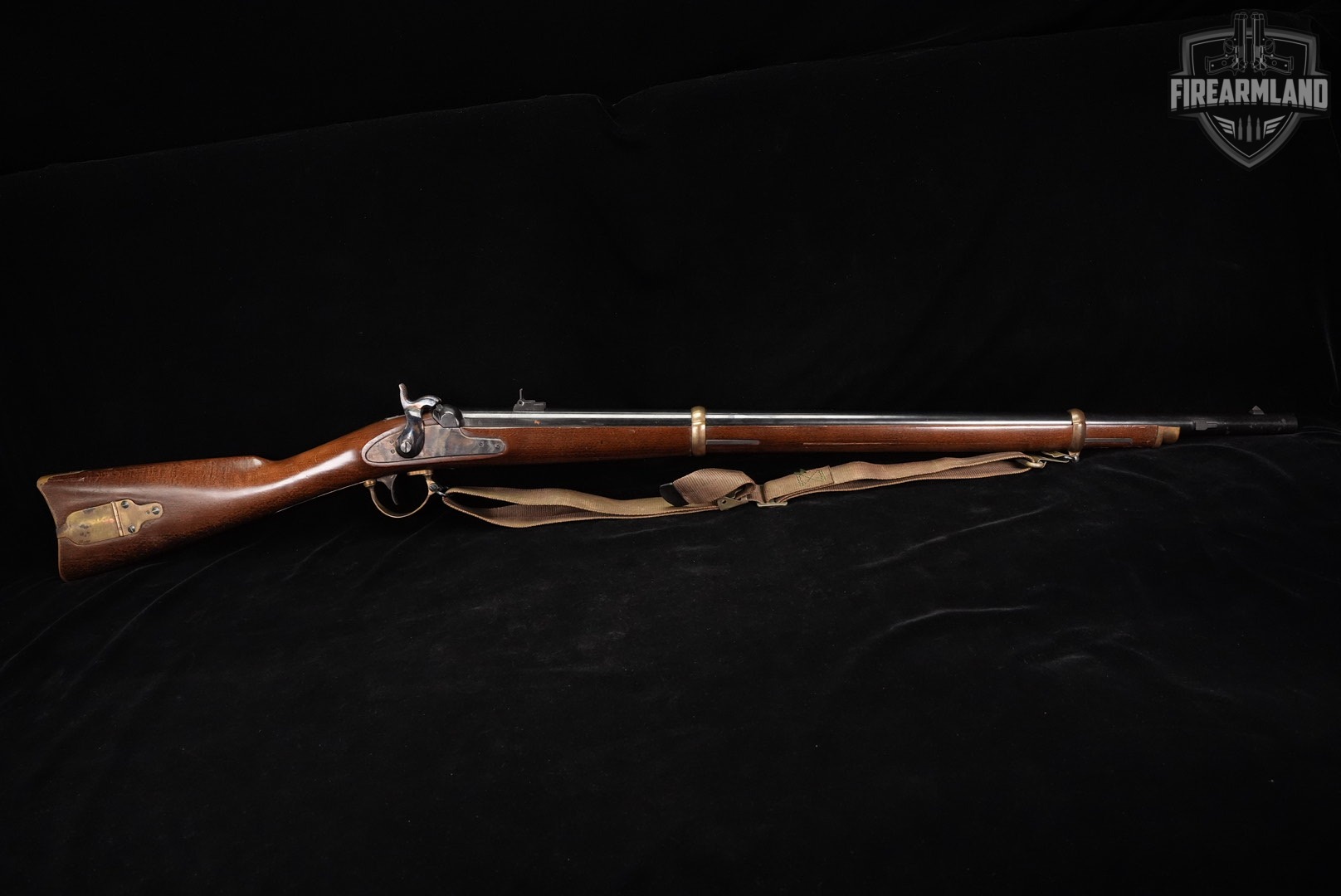 Armi Jager Remington Model 1863 Zouave 58 BPM 33" Blued & Walnut M1863-img-2