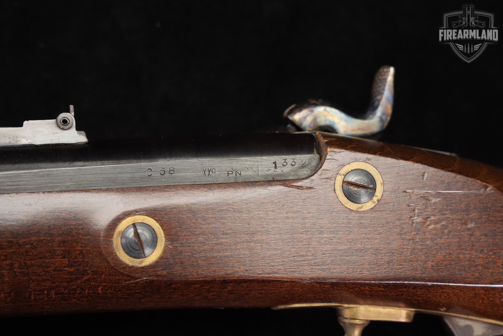 Armi Jager Remington Model 1863 Zouave 58 BPM 33" Blued & Walnut M1863-img-21