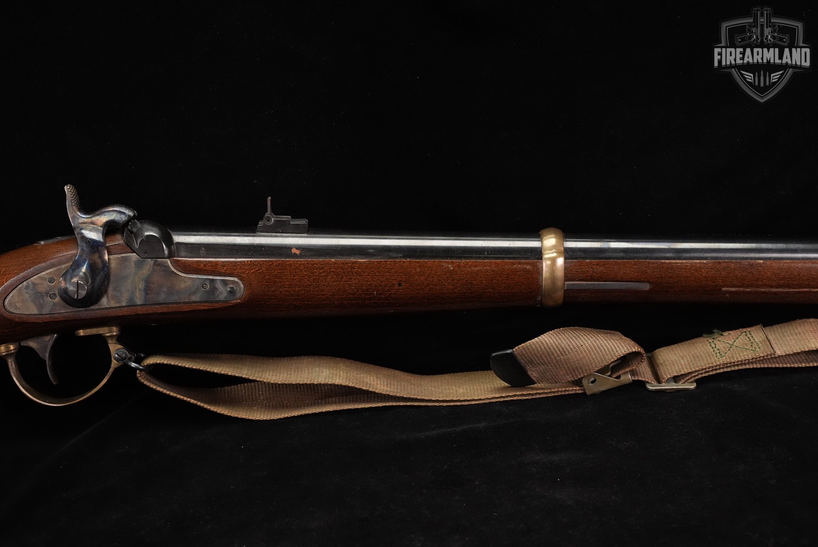 Armi Jager Remington Model 1863 Zouave 58 BPM 33" Blued & Walnut M1863-img-4