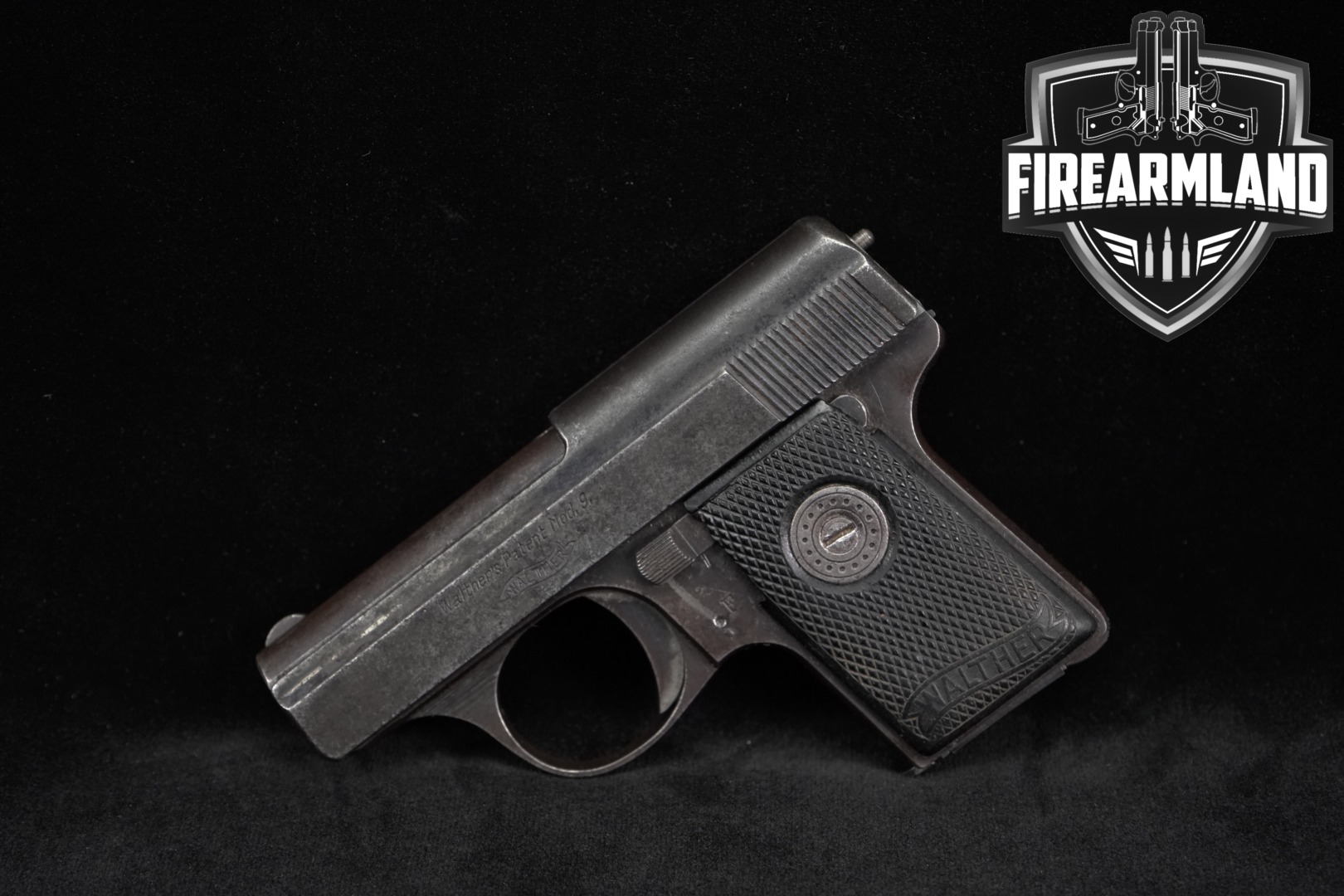 1942 Walther Model 9 .25 ACP (6.35mm) Blued in Fair Condition Thumbnail