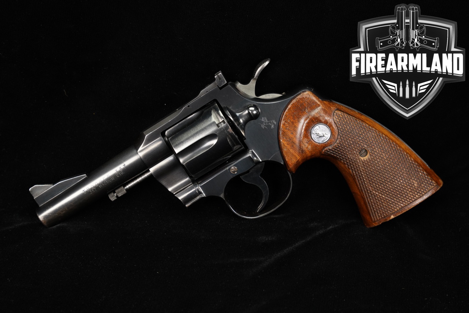 1965 Colt Trooper .357 Pre-Mark III .357 Mag. Blued in Good Condition Thumbnail