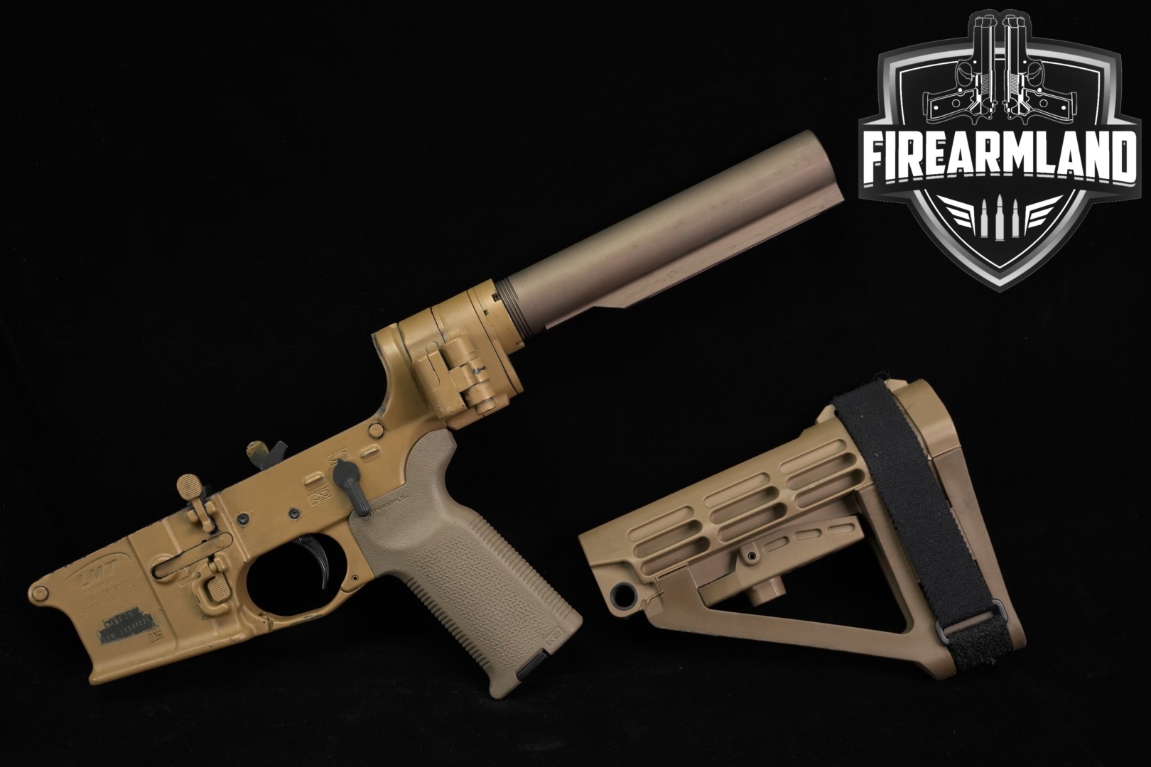 LMT Defense Mars-LS Law Tactical Folder Multi Tan in Good Condition Thumbnail