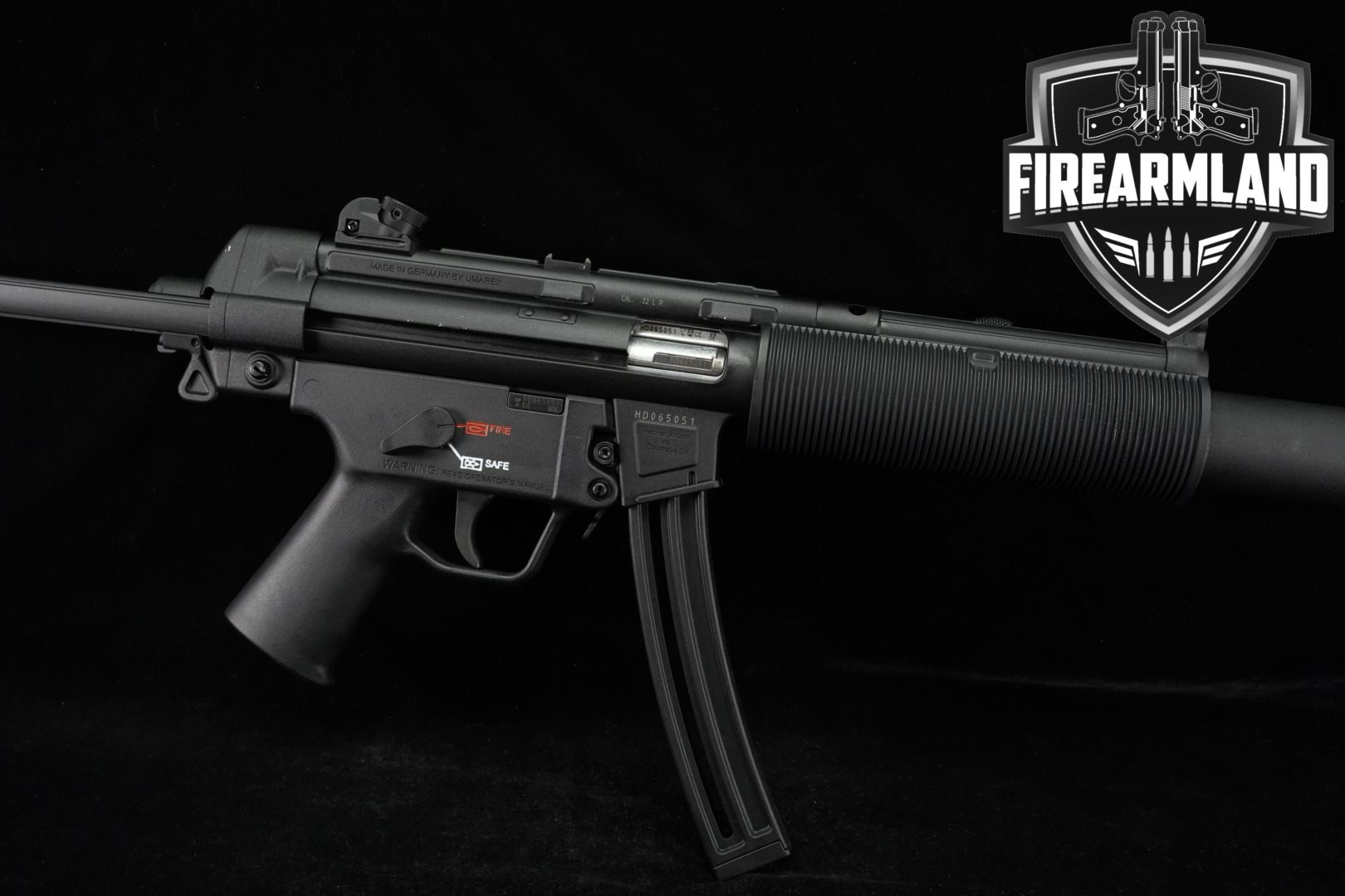 Umarex MP5 .22 LR Rifle .22 LR Black & Synthetic in Very Good Condition Thumbnail