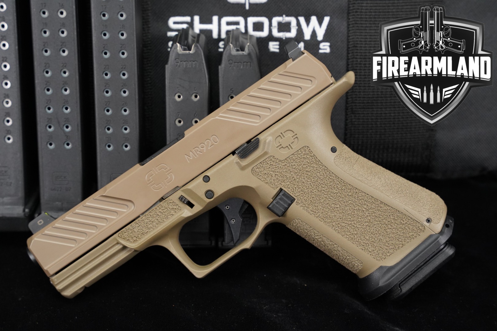 Shadow Systems MR920 Combat 9mm Luger Tan in Excellent Condition Thumbnail