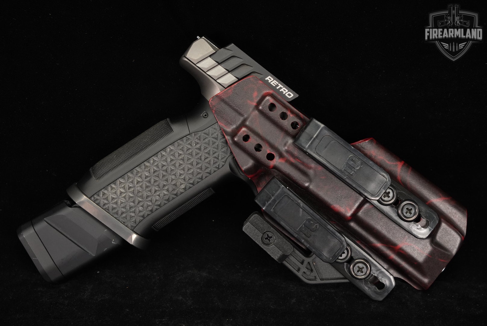 LAUGO ARMS Alien Creator Evolution Retro 9mm 4.8" +6 MAGS & ORIG CASE-img-21