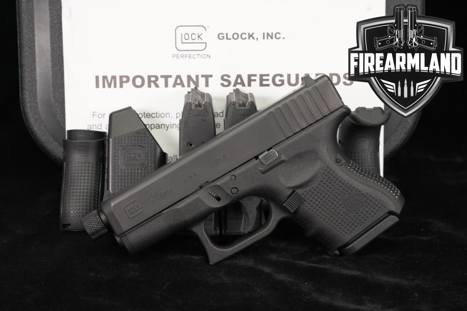 Glock G26 Gen4 9mm Luger Black in Good Condition Thumbnail