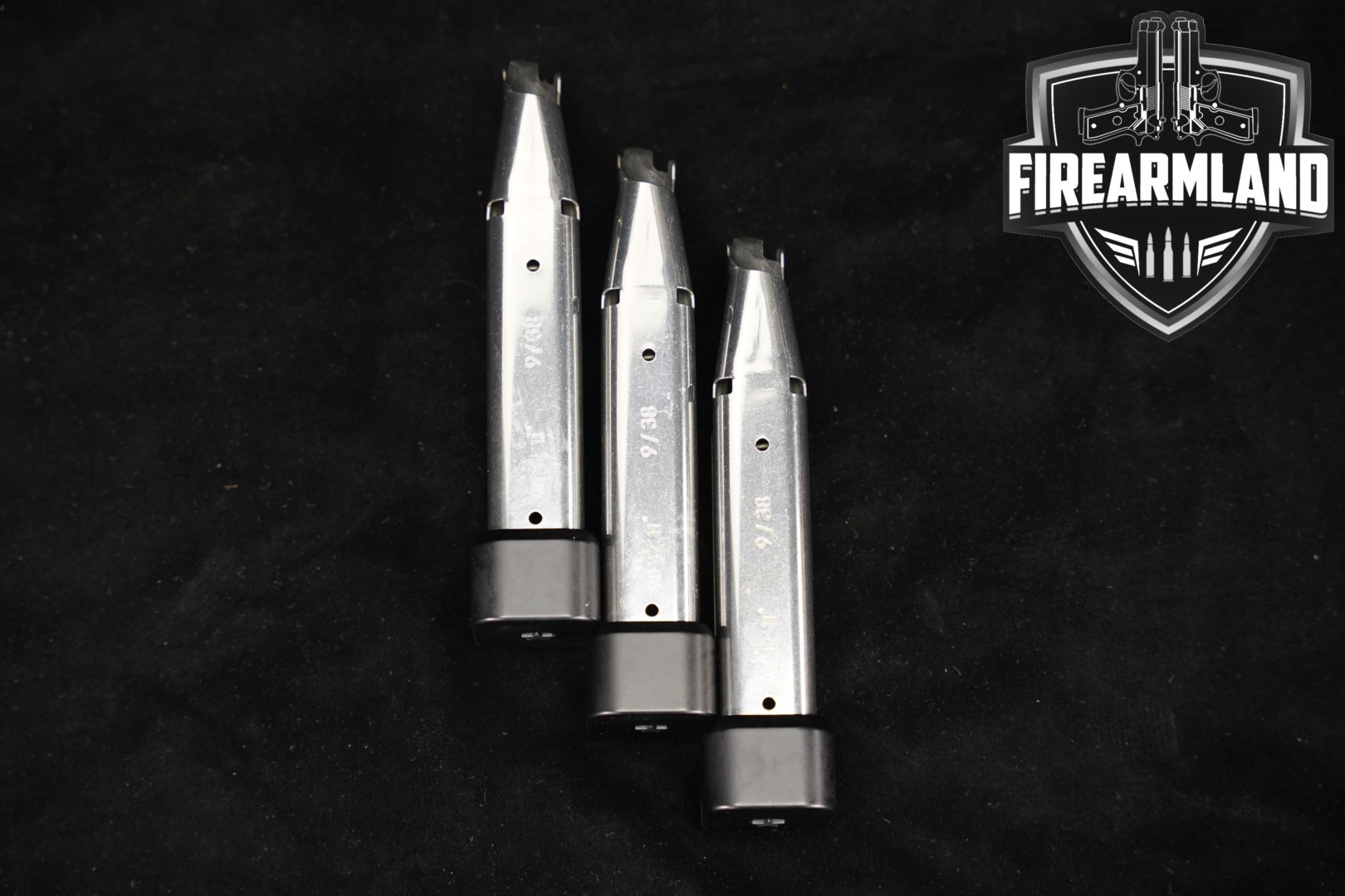 Staccato (STI) THREE (3) 2011 20 Round Magazines 9mm Luger in Very Good Condition Thumbnail