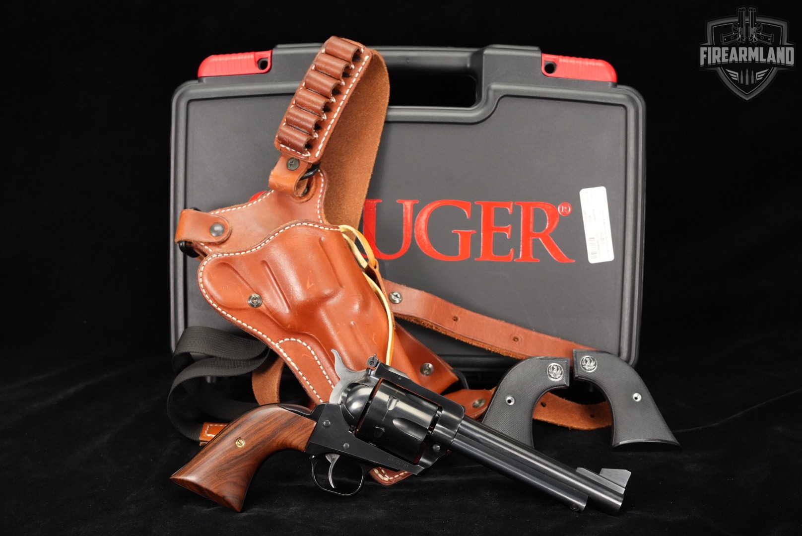 Ruger New Model Blackhawk 45 Colt 5.5" Blued +ORIG CASE & HOLSTER-img-2