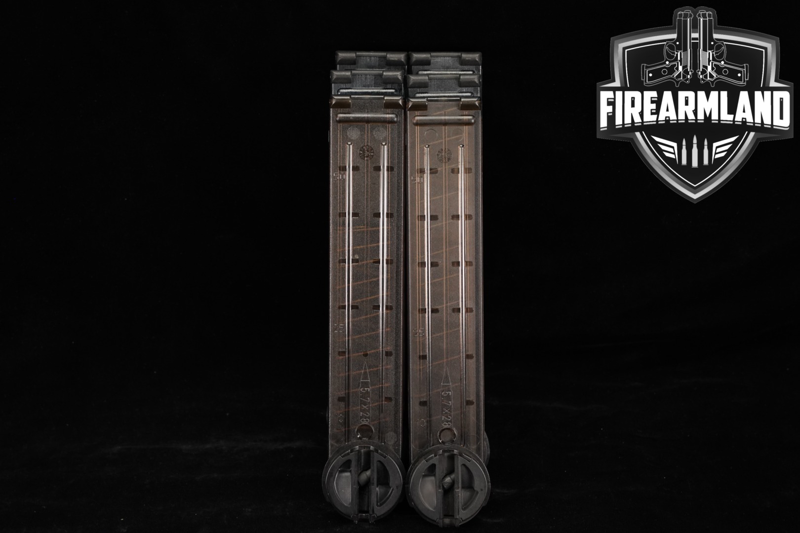 Multiple Manufacturers SIX (6) FN P90 50 Round Magazines 5.7X28mm in Excellent Condition Thumbnail