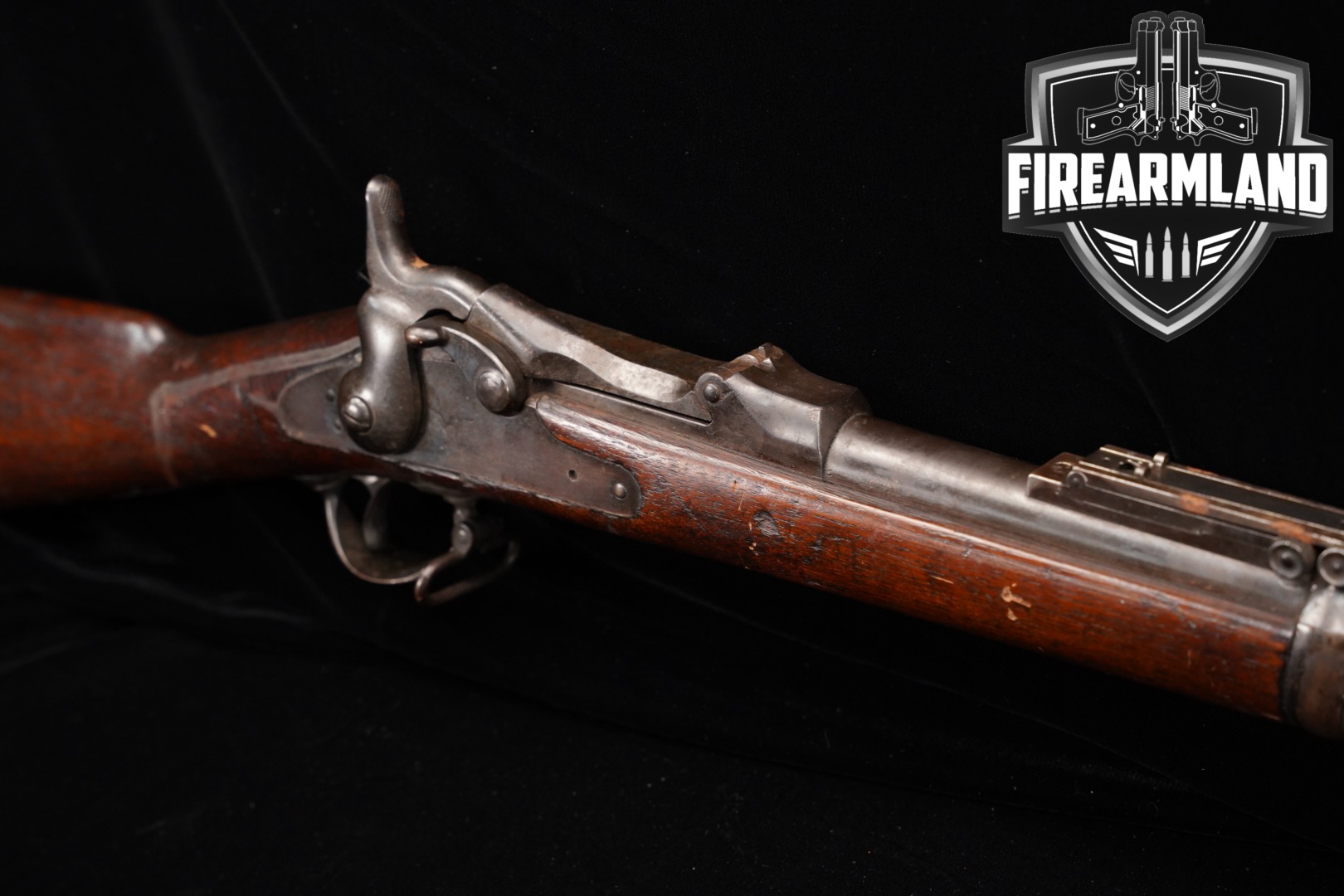 1881 Springfield Armory Model 1873 Trapdoor Rifle .45-70 Govt. Blued & Walnut in Good Condition Thumbnail