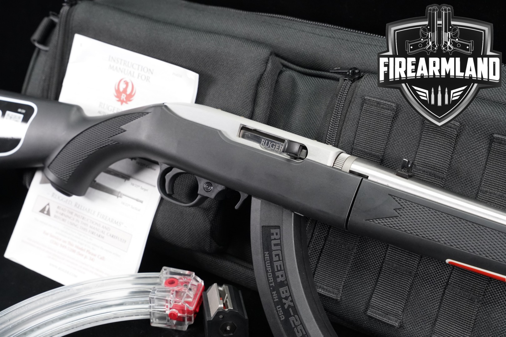 2017 Sturm Ruger 10/22 Takedown .22 LR Stainless & Synthetic in Excellent Condition Thumbnail