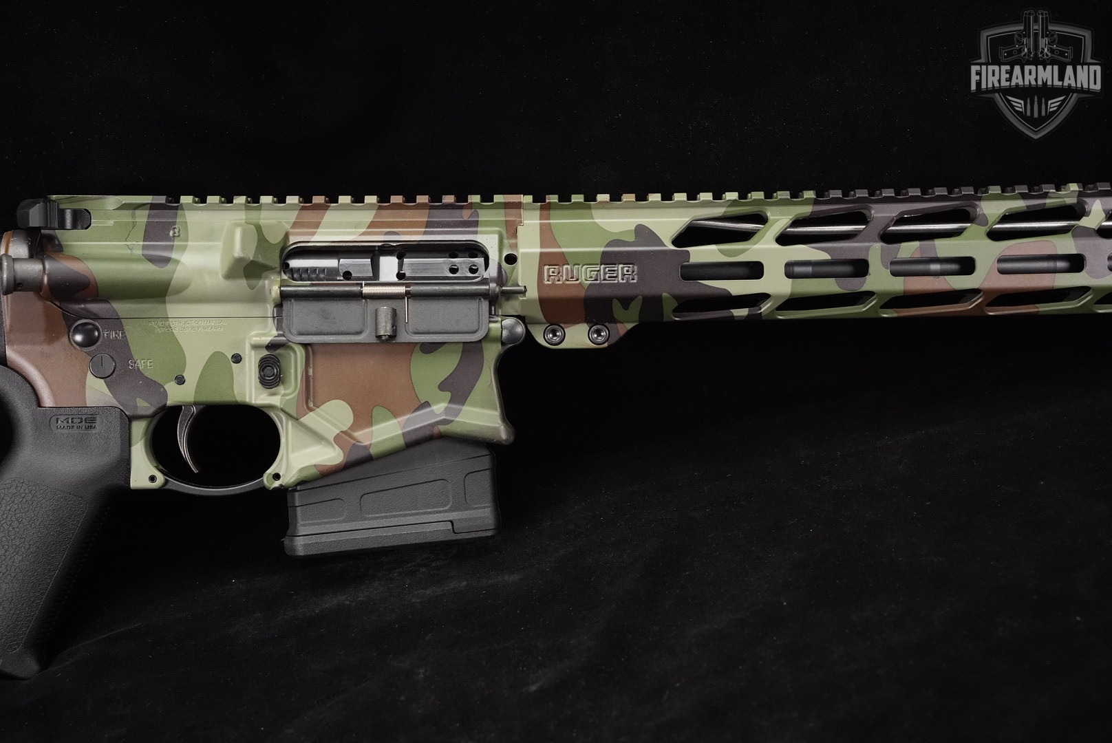 Ruger SFAR 308 Winchester AR-10 AR10 16" Woodland Camo M-LOK +ORIG BOX-img-5