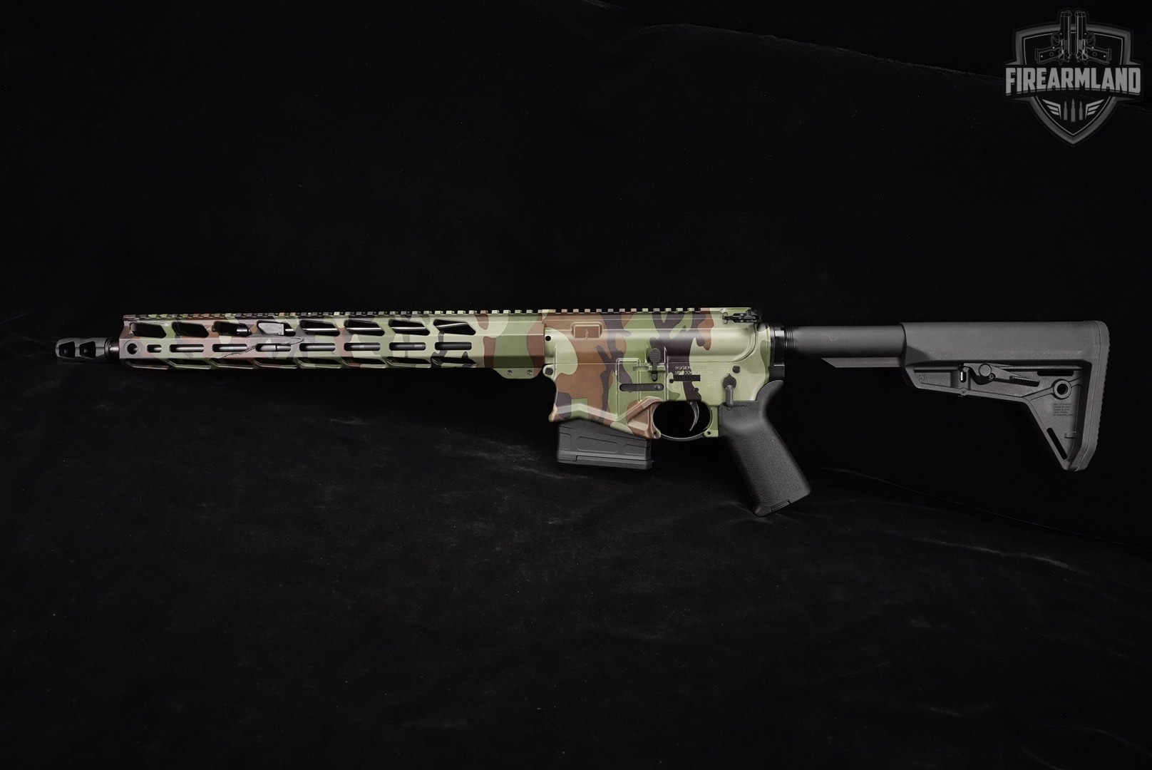 Ruger SFAR 308 Winchester AR-10 AR10 16" Woodland Camo M-LOK +ORIG BOX-img-7