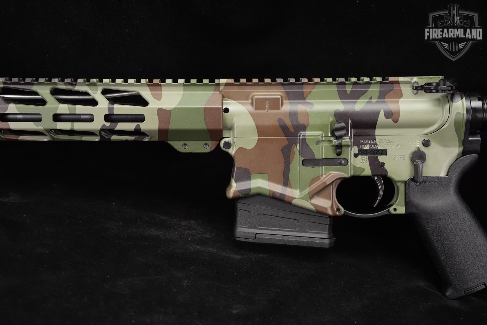 Ruger SFAR 308 Winchester AR-10 AR10 16" Woodland Camo M-LOK +ORIG BOX-img-9
