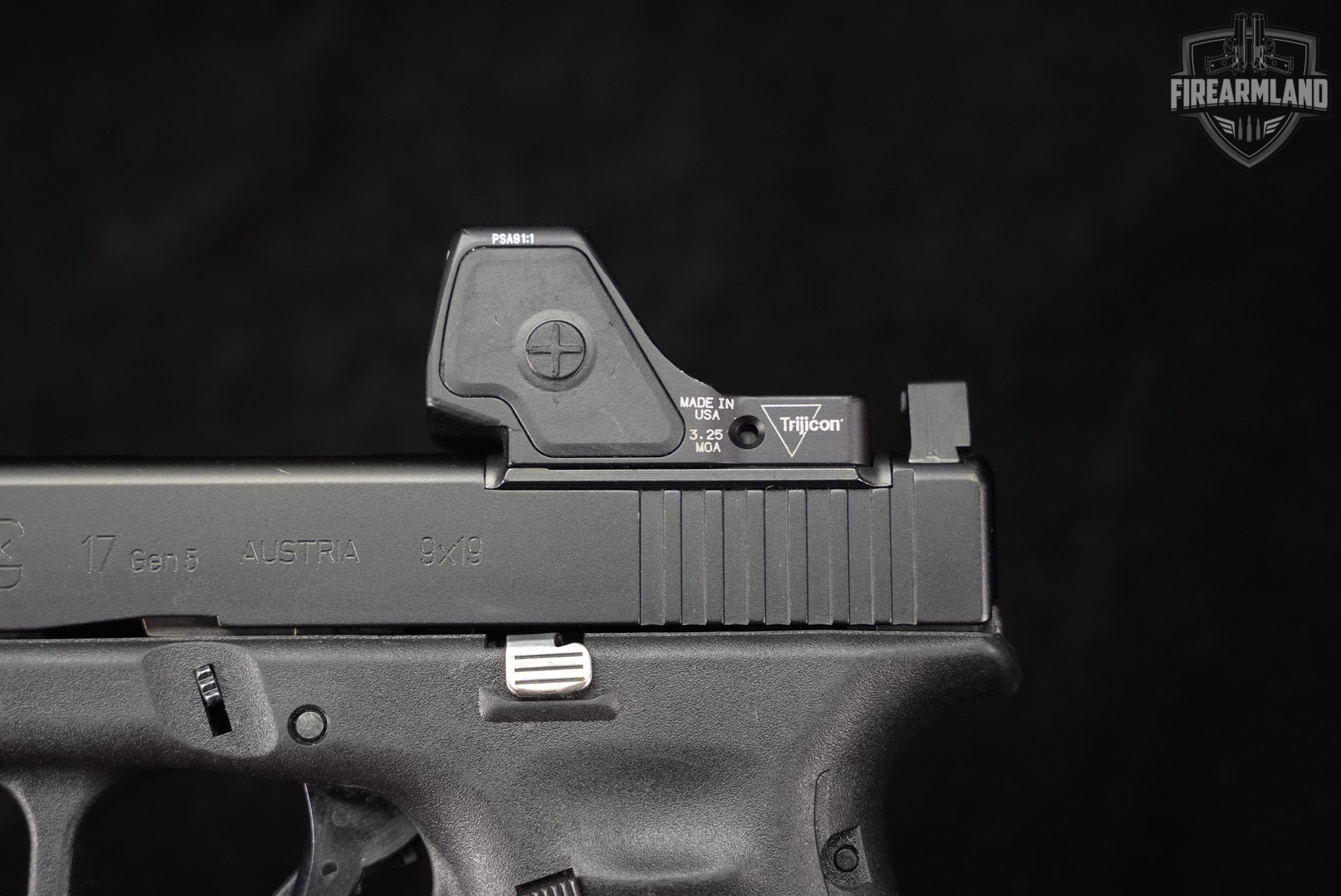 Glock 17 Gen5 MOS G17 Gen 5 9mm 4.49 +2 MAGS, TRIJICON RMR HD OPTICS-img-11