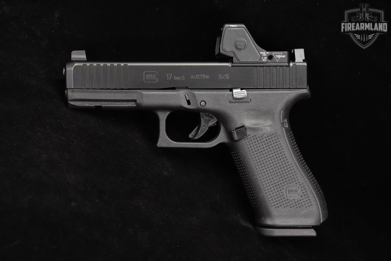Glock 17 Gen5 MOS G17 Gen 5 9mm 4.49 +2 MAGS, TRIJICON RMR HD OPTICS-img-4