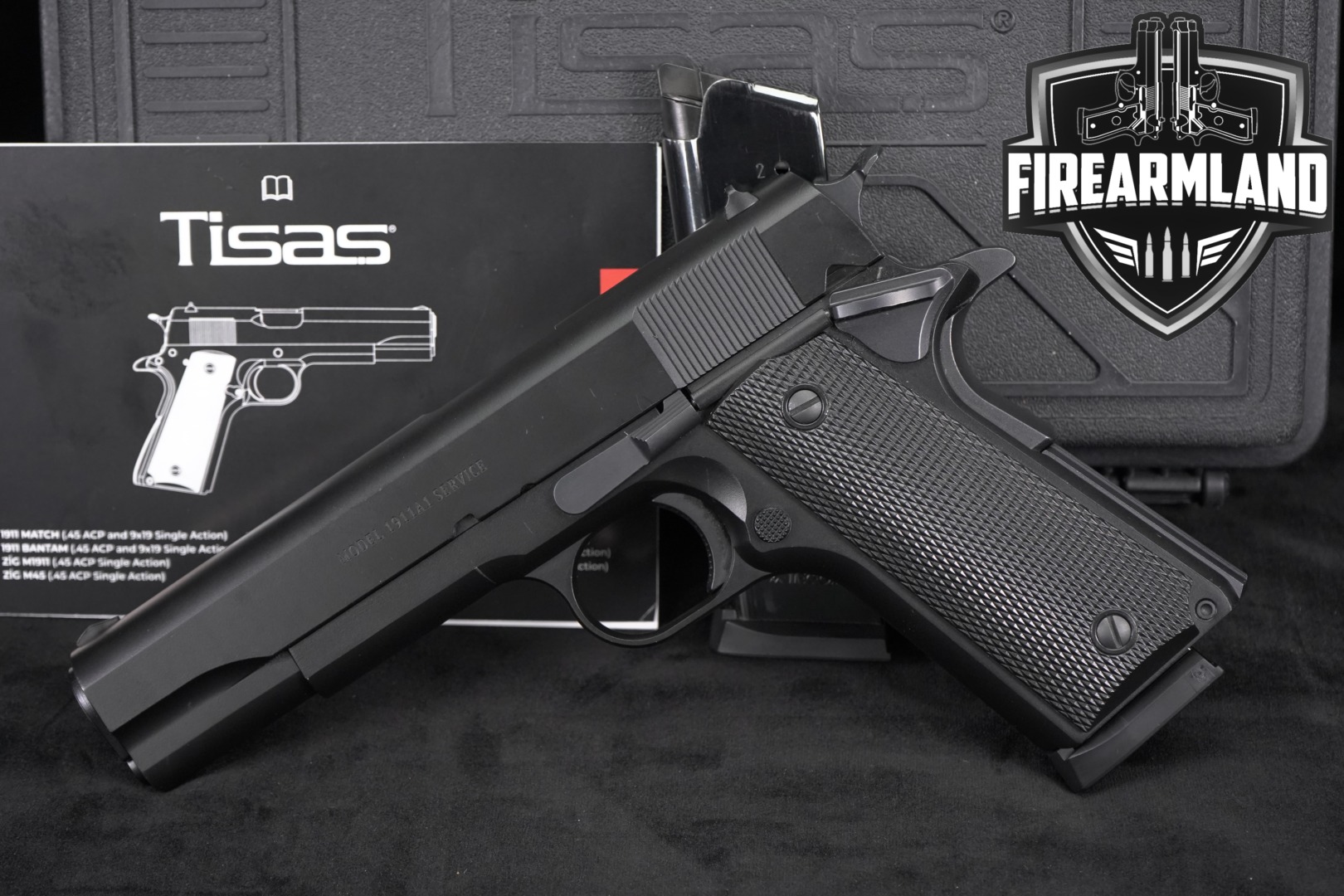 Tisas 1911A1 Service .45 ACP Black in Very Good Condition Thumbnail