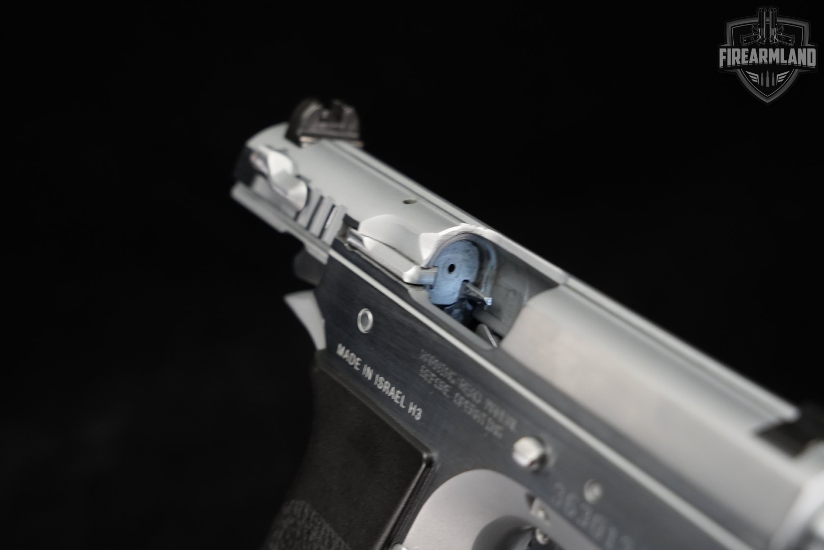 BABY EAGLE IWI Jericho 941 45 ACP 3.8" Silver Deagle +ORIG CASE-img-11